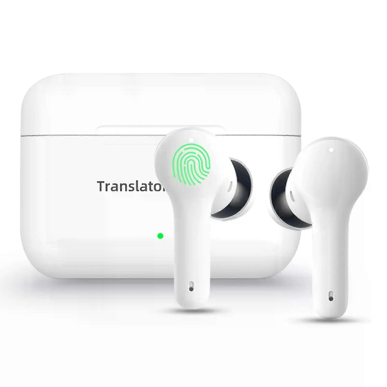 con M6 Translator Earbuds,144 Languages,Bidirectional Real-time Translator Device,Instant Offline Translation Headsets