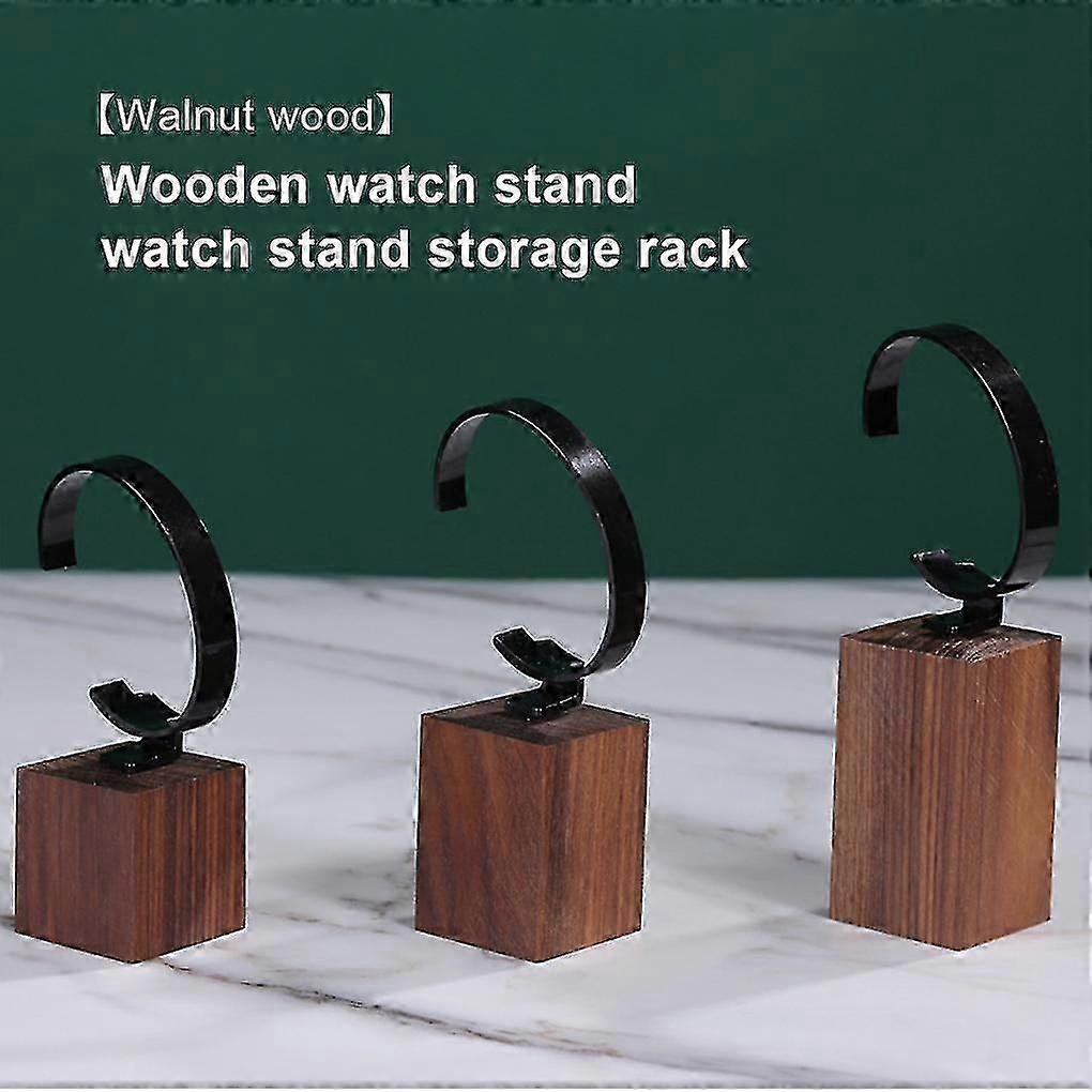 Wood Watch Display Stand Bracelet Bangle Watch Holding Bracket For Jewelries Lovers Daily Use