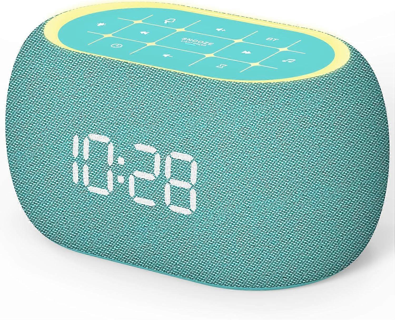 2025 Neuestes Modell White Noise Sound Machine Wecker mit HiFi Bluetooth