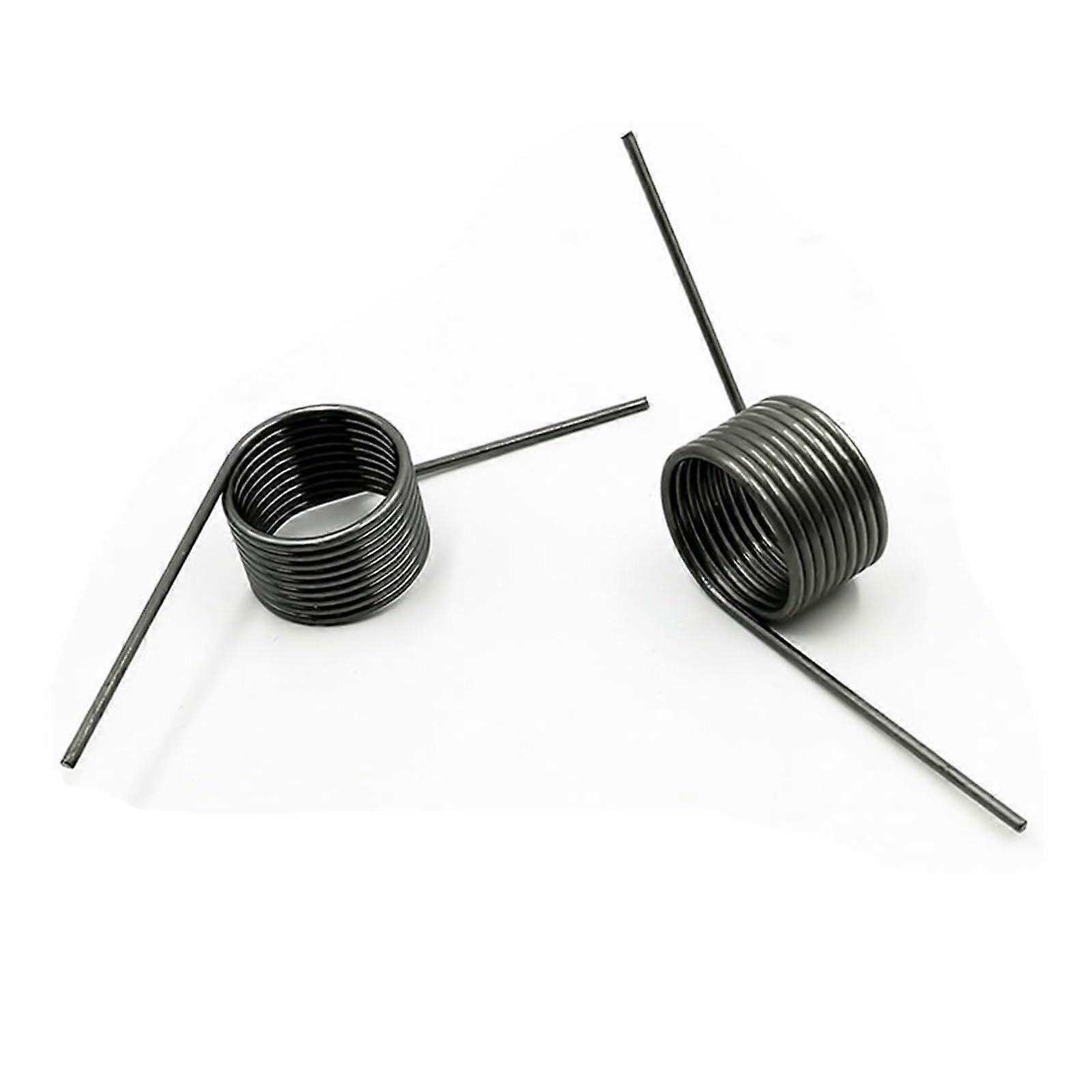 65Mn Steel Helical Torsion Spring Set of 5, V-Shaped, Wire Diameter 0.7mm, Angles 60/90/120/180 Degrees