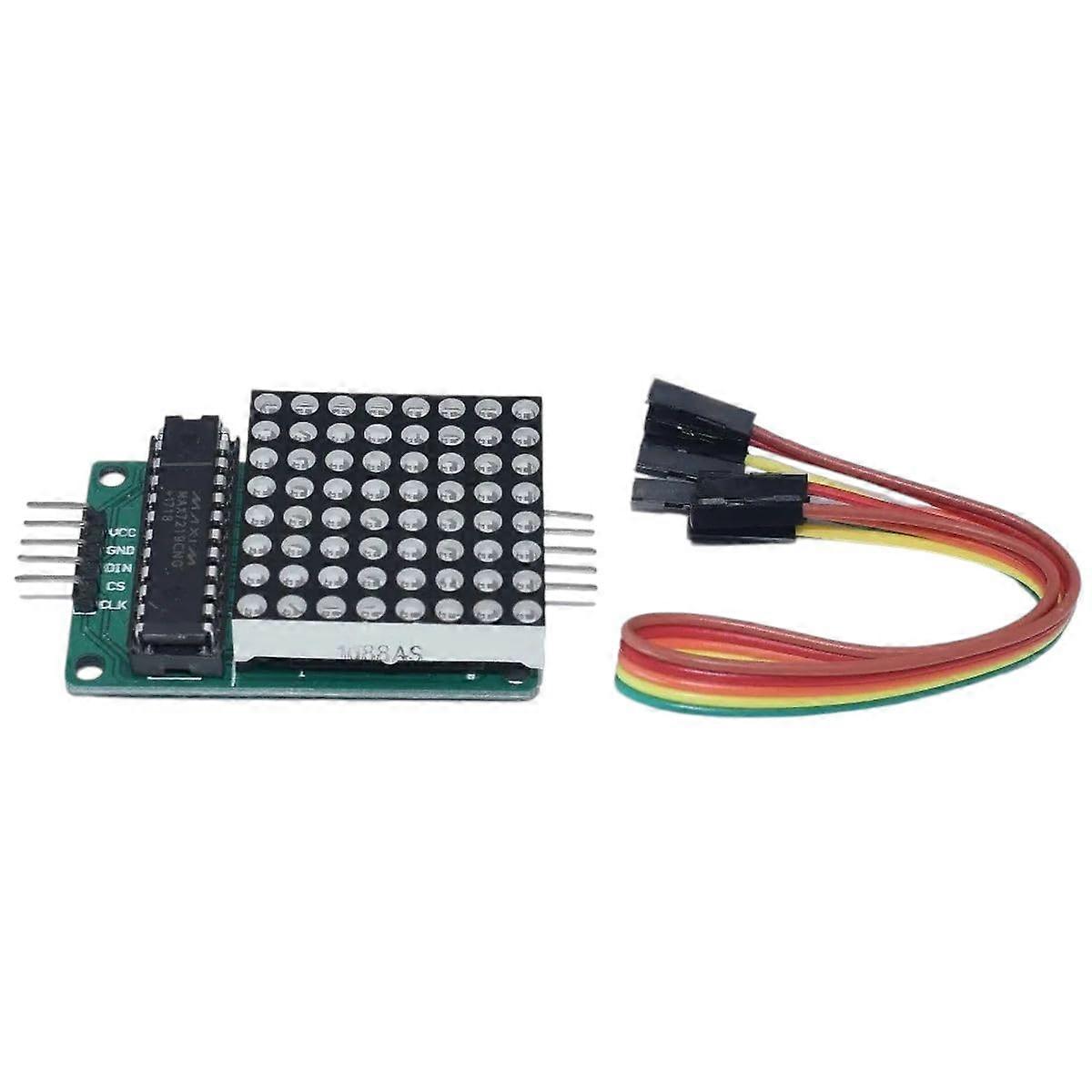 MAX7219 Robot Dot Matrix Display Module DIY Kit 1PCS Single-Chip Control High Quality 2025 Model