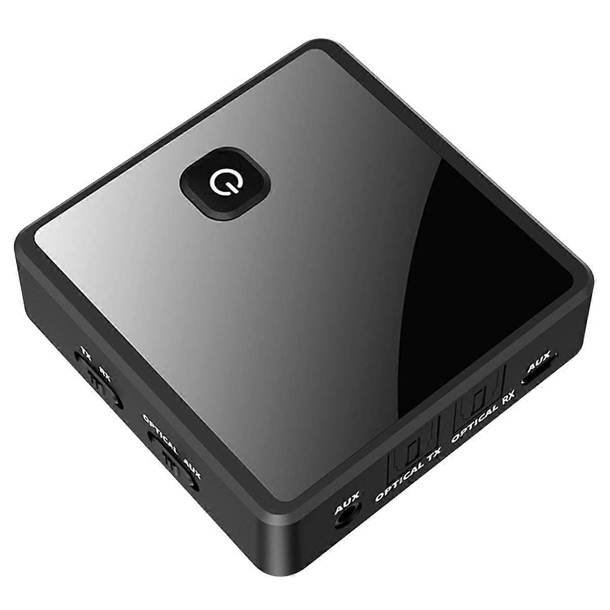 Bluetooth 5.0 Transmitter Receiver 3.5mm AUX Optical Adapter for Car