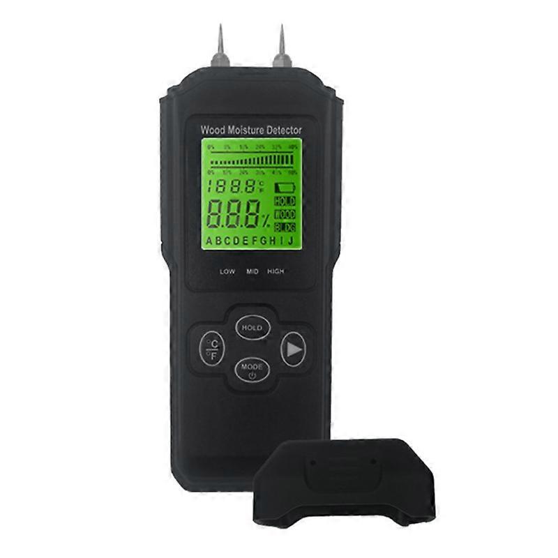 Analog Dual Display Ambient Temp Humidity Timber Damp Detector