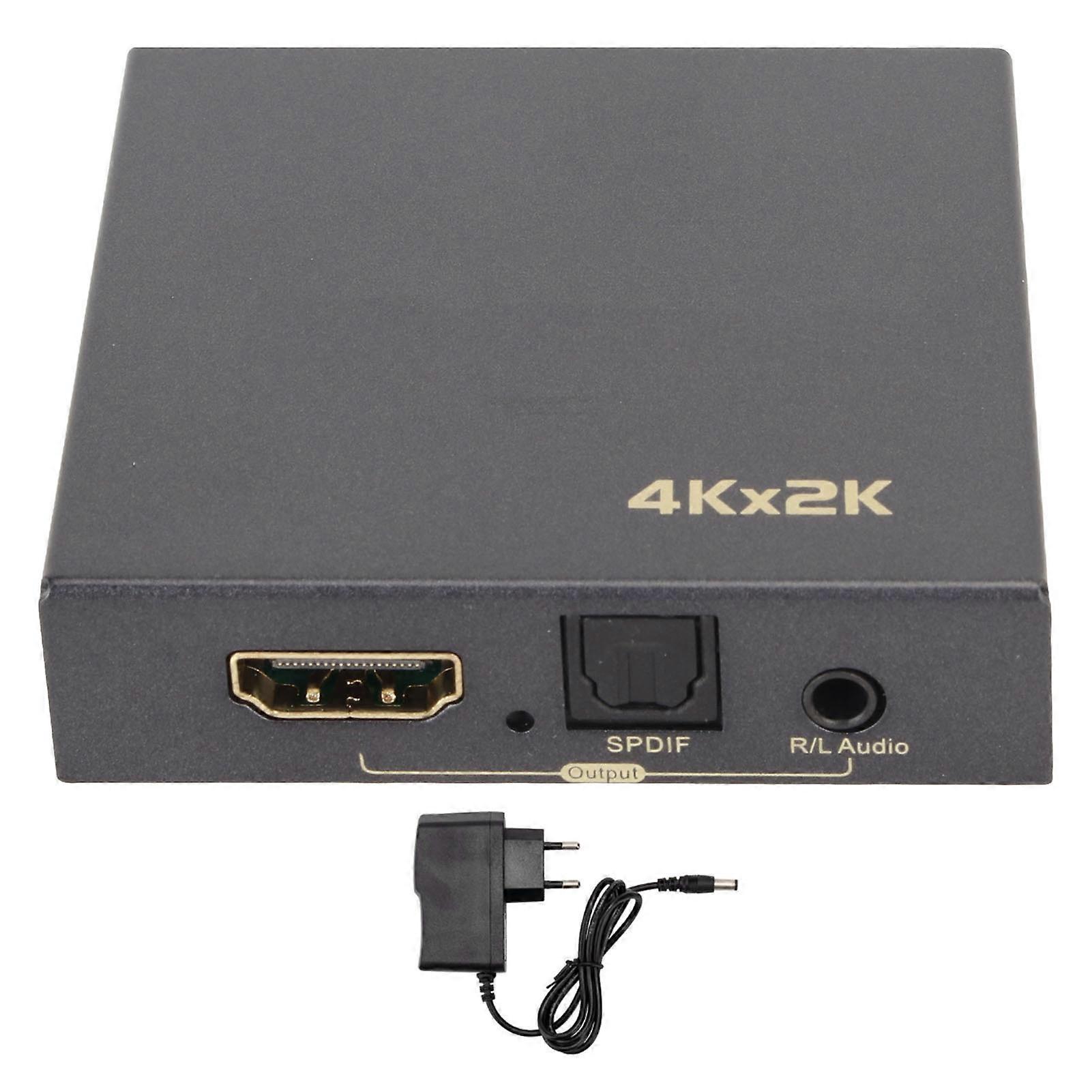 HD Multimedia Interface Version 1.4 4K 30Hz Fiber Optic 5.1 3.5mm Output Sound Extractor Converter