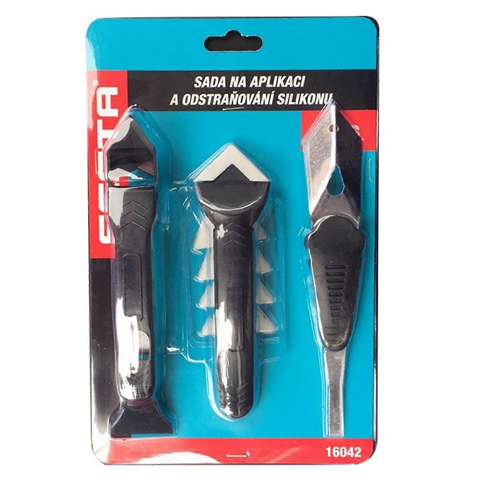 Grout Removal Scraper Set Glass Grout Cleaning Tool for Household Floor Finishing Caulking