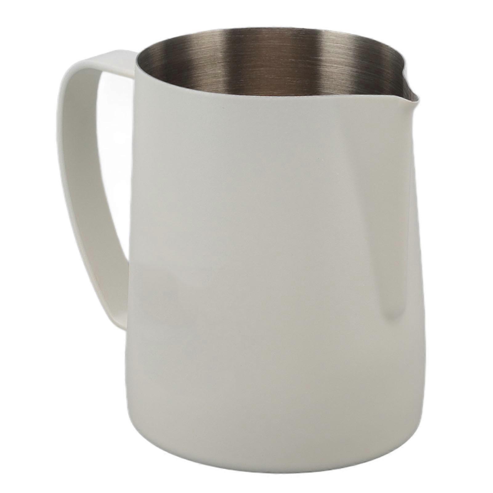 Frothing Jug Pitcher Falcon Beak Tip 304 Stainless Steel Milk Frother Cup for Home Cafe 600ml