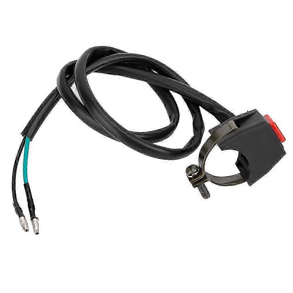 22mm 7/8 Inch Horn Button Switch Universal Motorcycle Handlebar Button with Cable