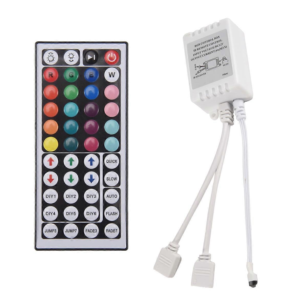 DC12V RGB LED Controller+44 Keys Remote Control RGB Control Box