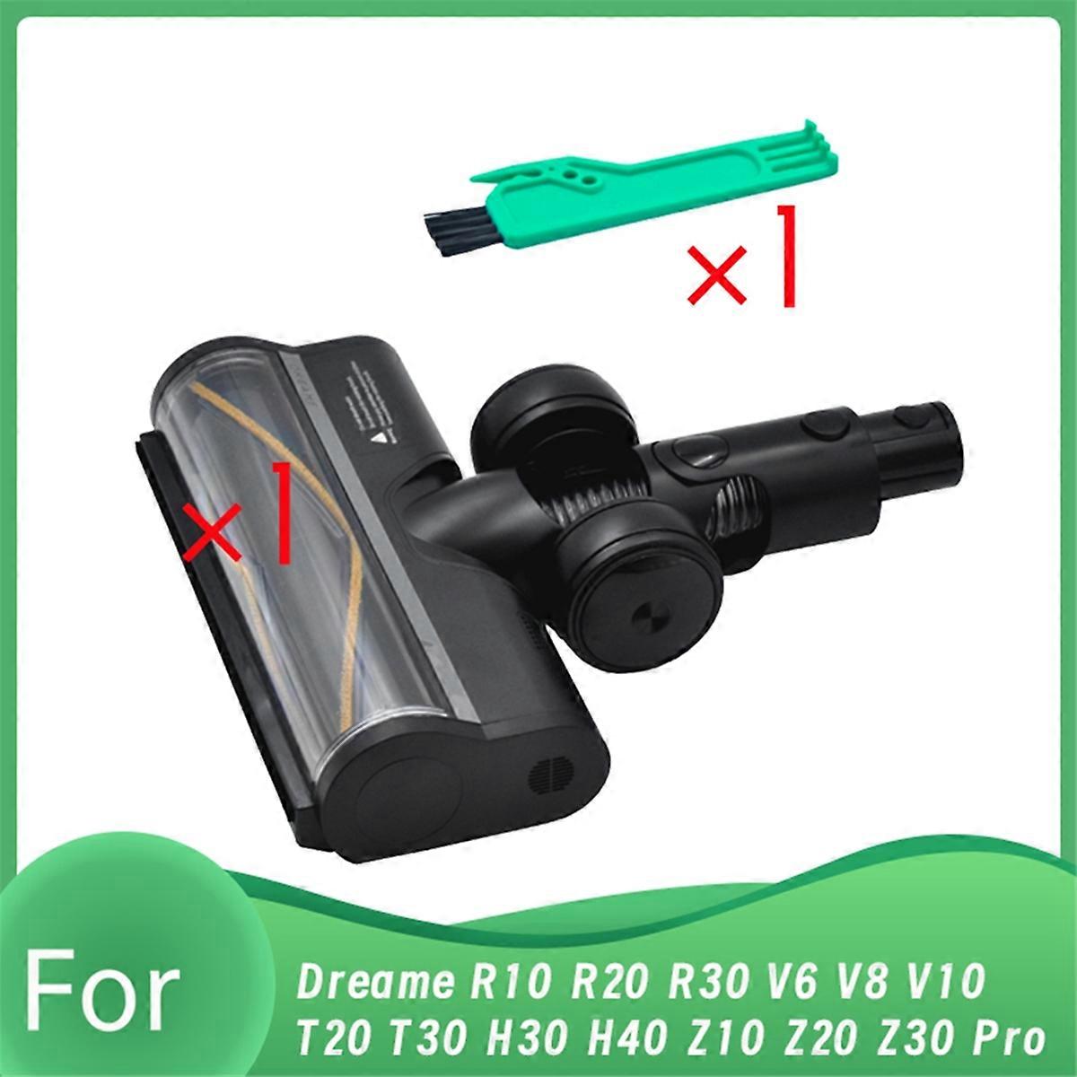 For R10 R20 R30 T30 V6 Vacuum Electric Floor Brush Attachment Floor Soft Roller Brush Head with LED