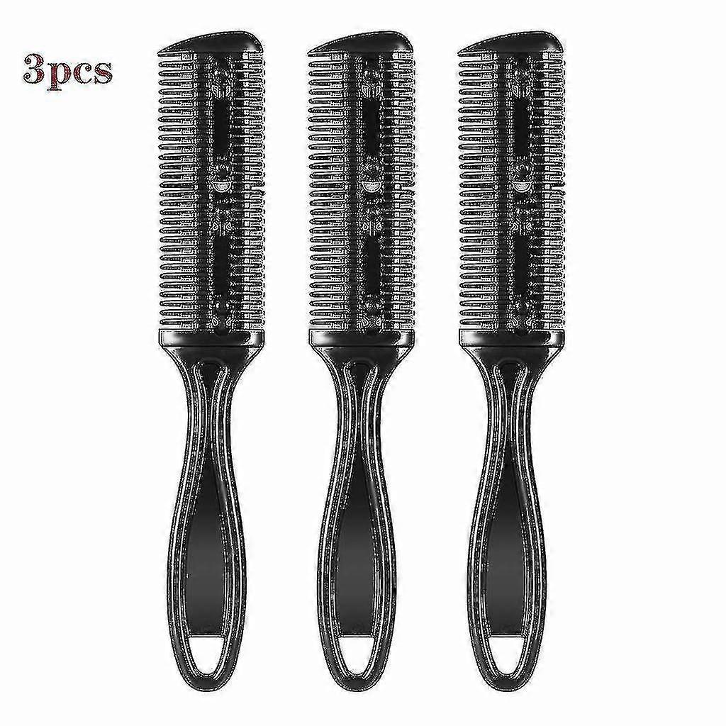H Clipper Comb, Double-Side Hair Trimmer Comb, 3-Pack