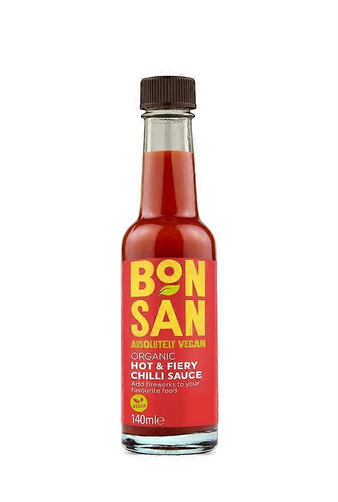 Bonsan Organic Vegan Hot & Fiery Chilli Sauce 140ml
