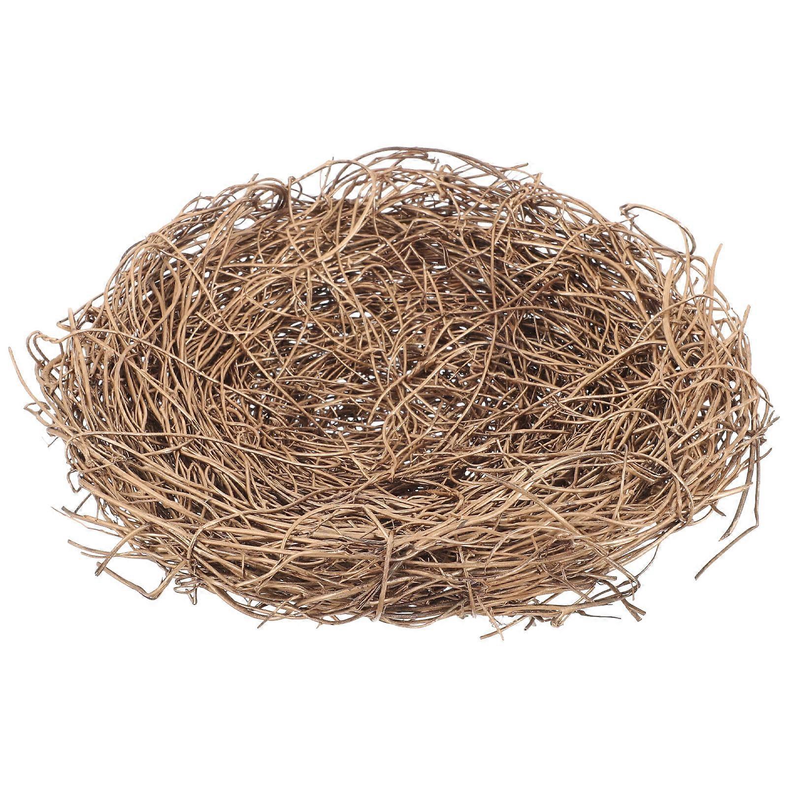 Natural Rattan Bird's Nest, Ideal for Parties, Intricate Design Details