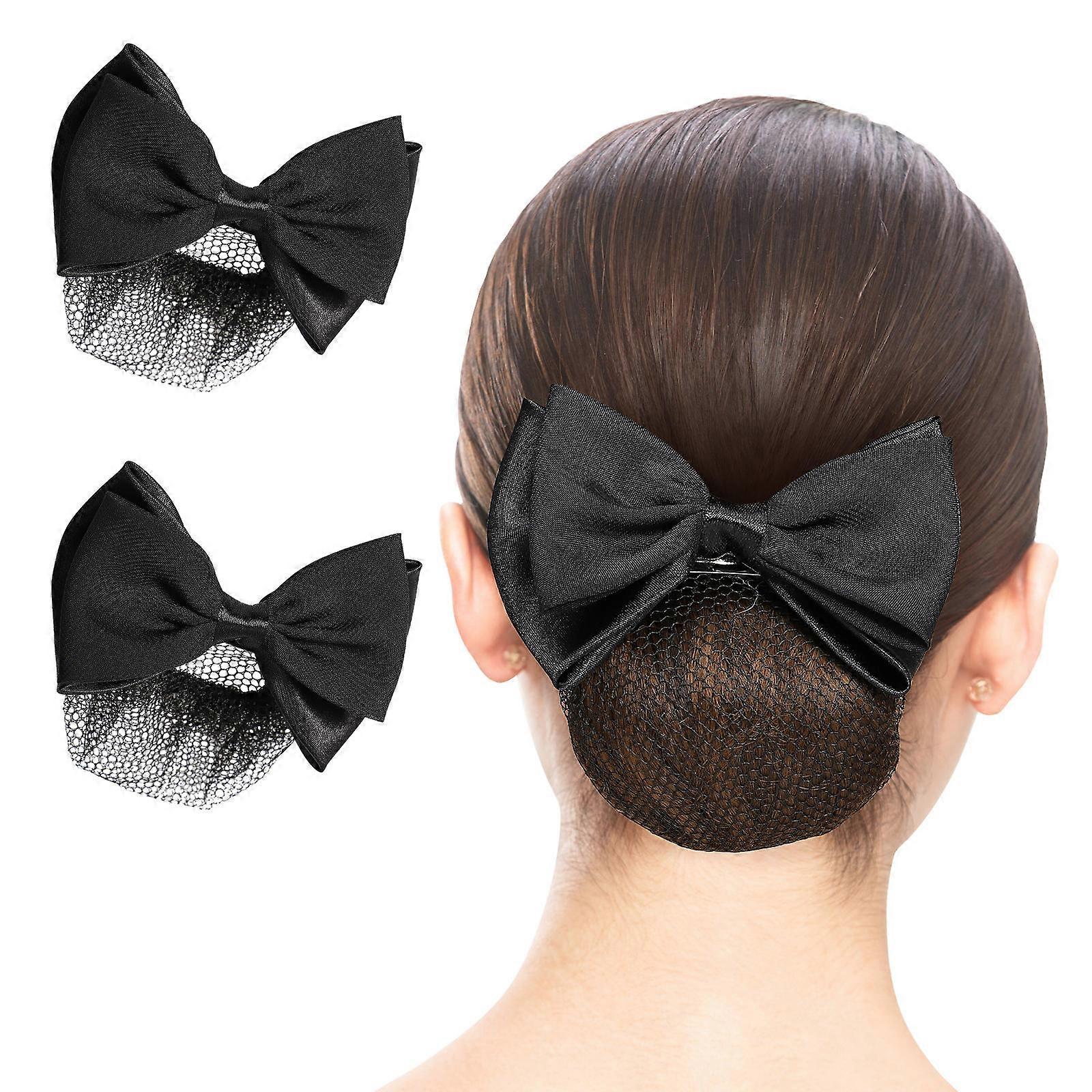 Delicate Hair Bows, Featuring Fine Mesh for Secure Styling