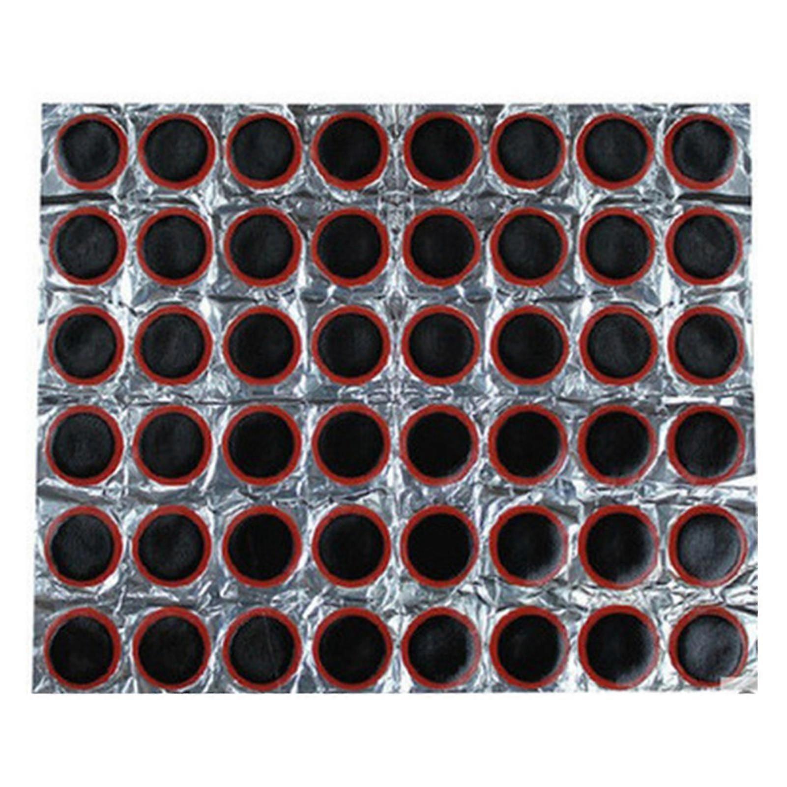 48Pcs Bike Tire Repair Patches Simple Operation Round Bike Tire Patches for Mountain Bike Bicycle Motocross