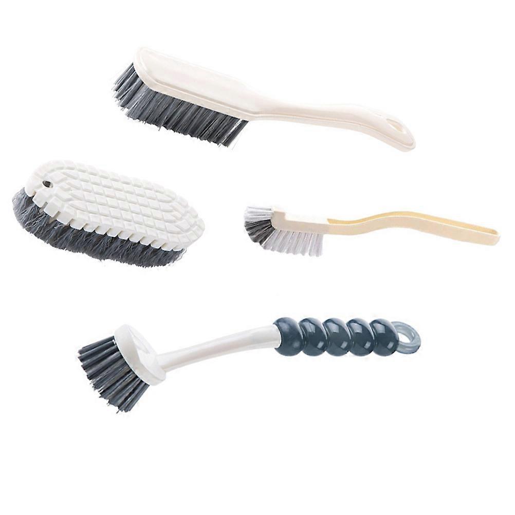 Household Cleaning Tools Scrub Brushes Friends Small Spaces Storage 4Pcs
