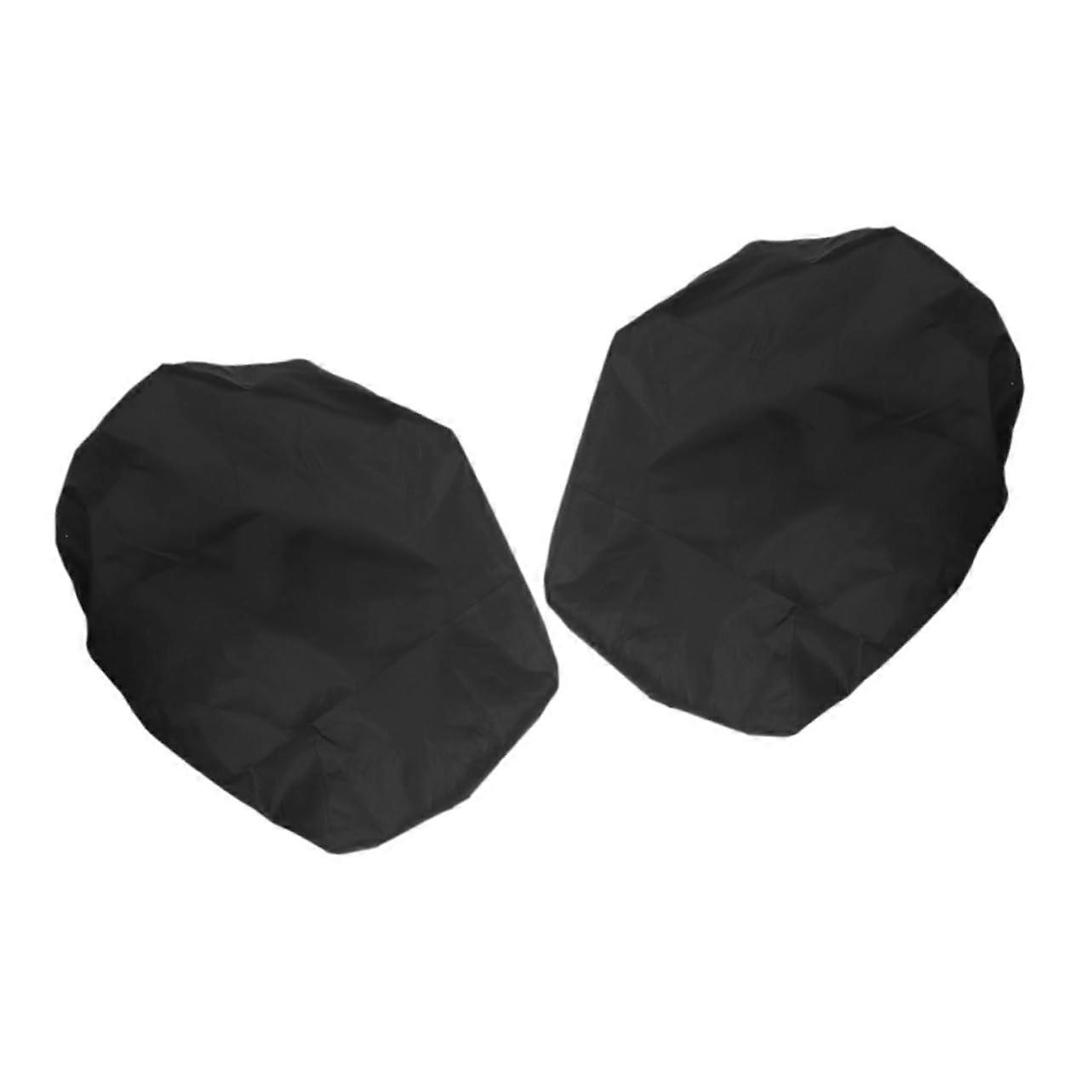 2 Stück Fahrradkorb Regenabdeckung aus Strapazierfähigem Wasserdichtem Canvas für Vordere Körbe von Elektrofahrrädern und Fahrrädern