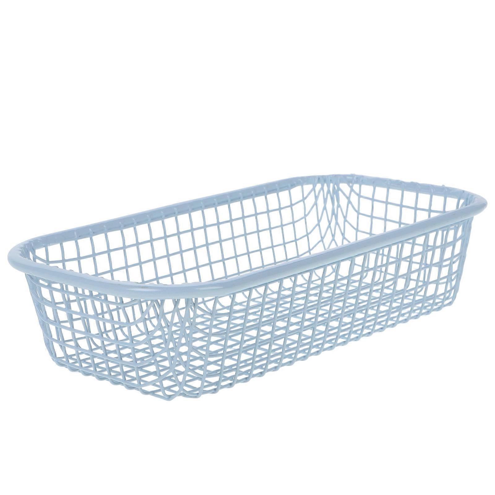 Stackable Wire Baskets For Office Workers Storage And Organization In Desk 16.50X8.50X4.00CM 1Pcs