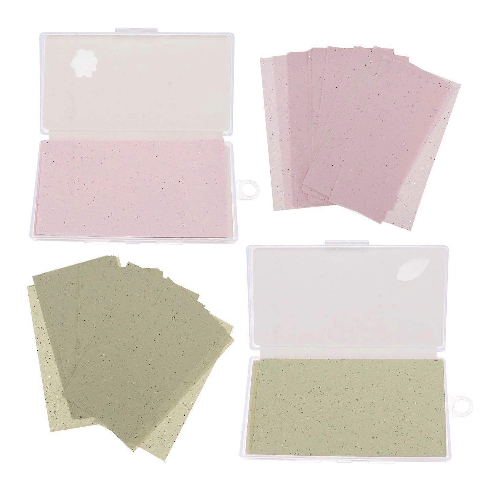 Oil Absorbing Paper For Face Portable Box Packaging Assorted Color Outdoor Activity 2Pcs