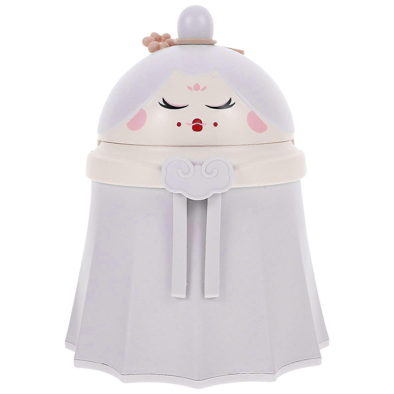 Mini Desk Trash Can Cartoon Shape PP Material Office Use Waste Collection 1Pack