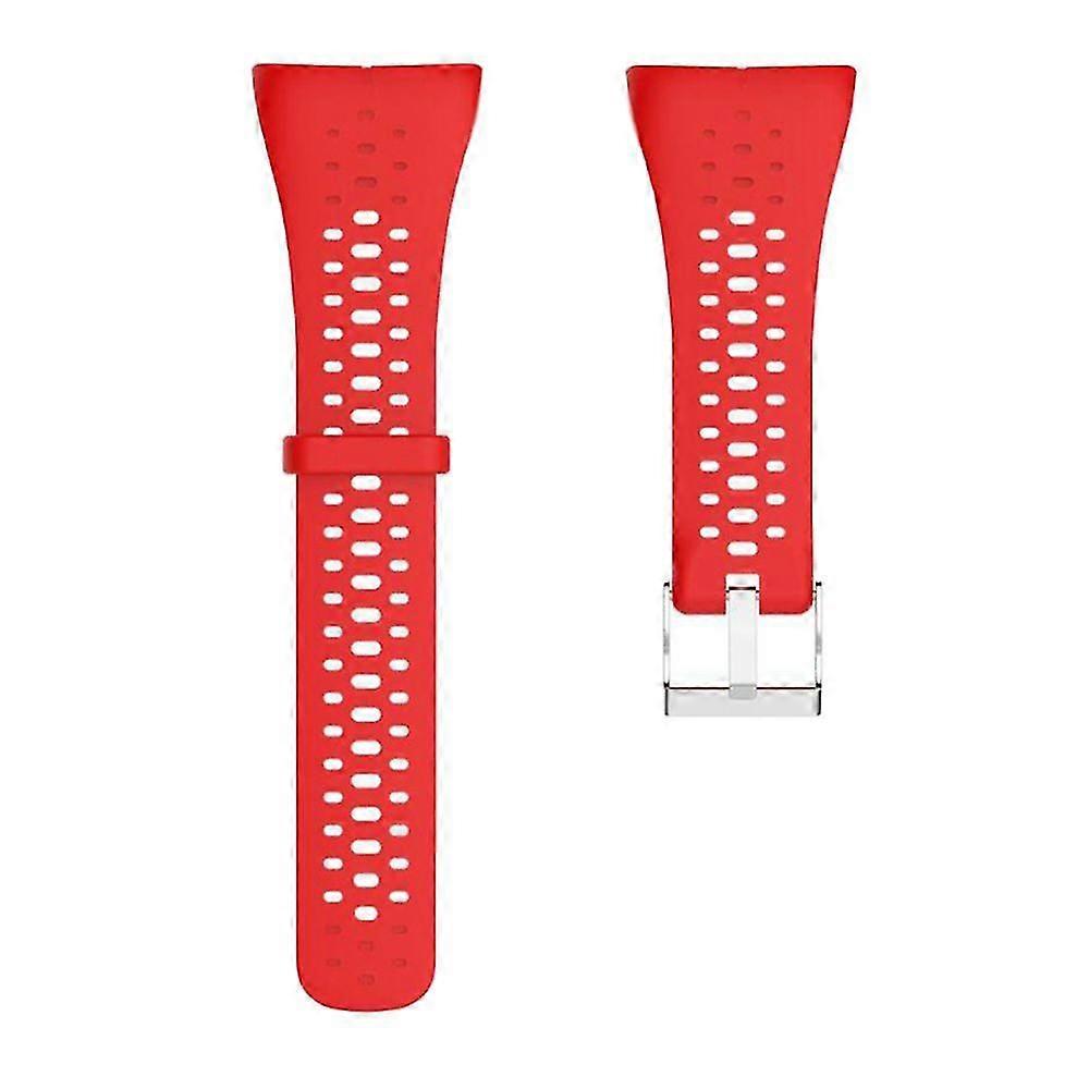 Replacement Silicone Adjustable Watch Strap For Polar M400 M430 Red