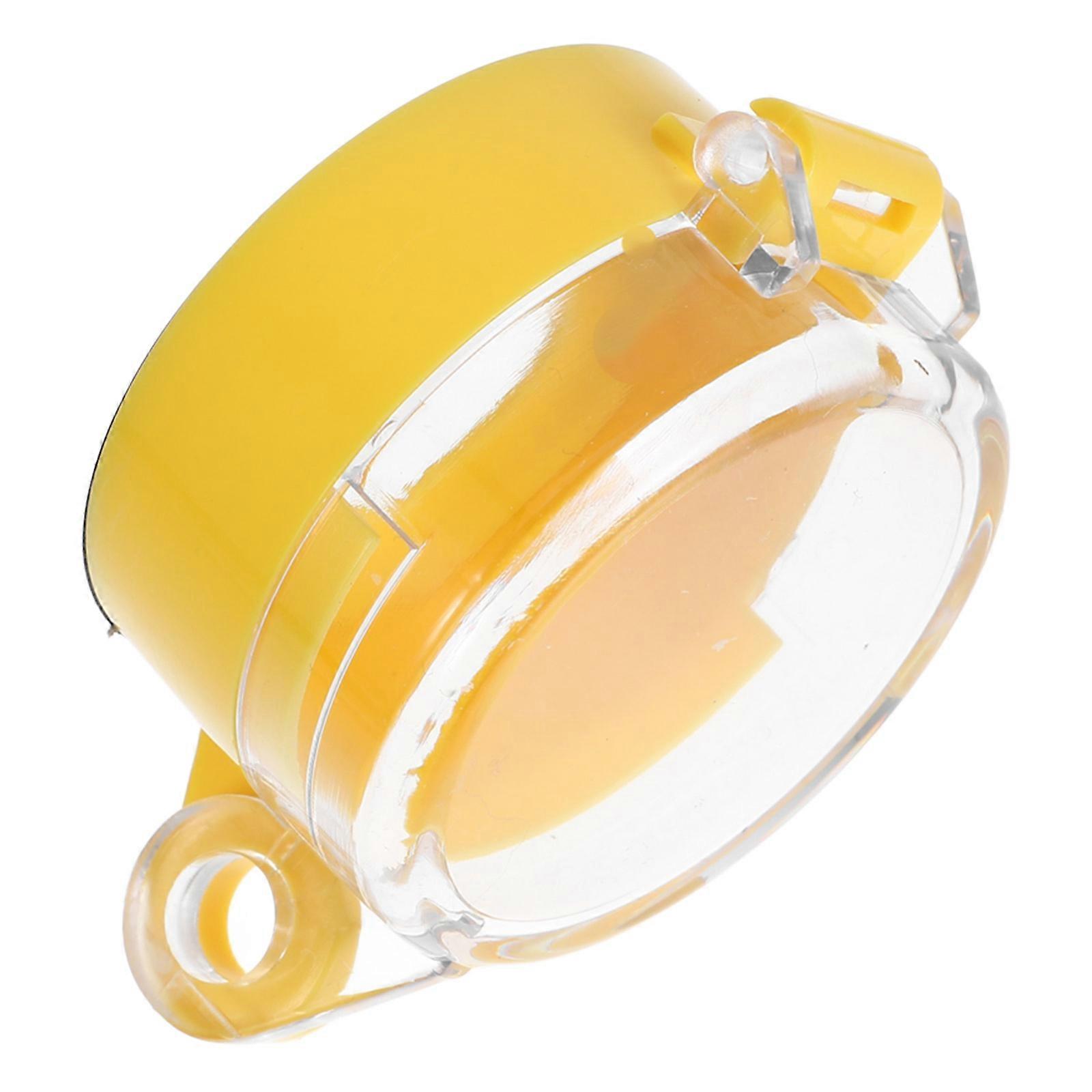 Transparent Emergency Stop Button Cover with Detachable Protective Guard for Industrial Safety Lock