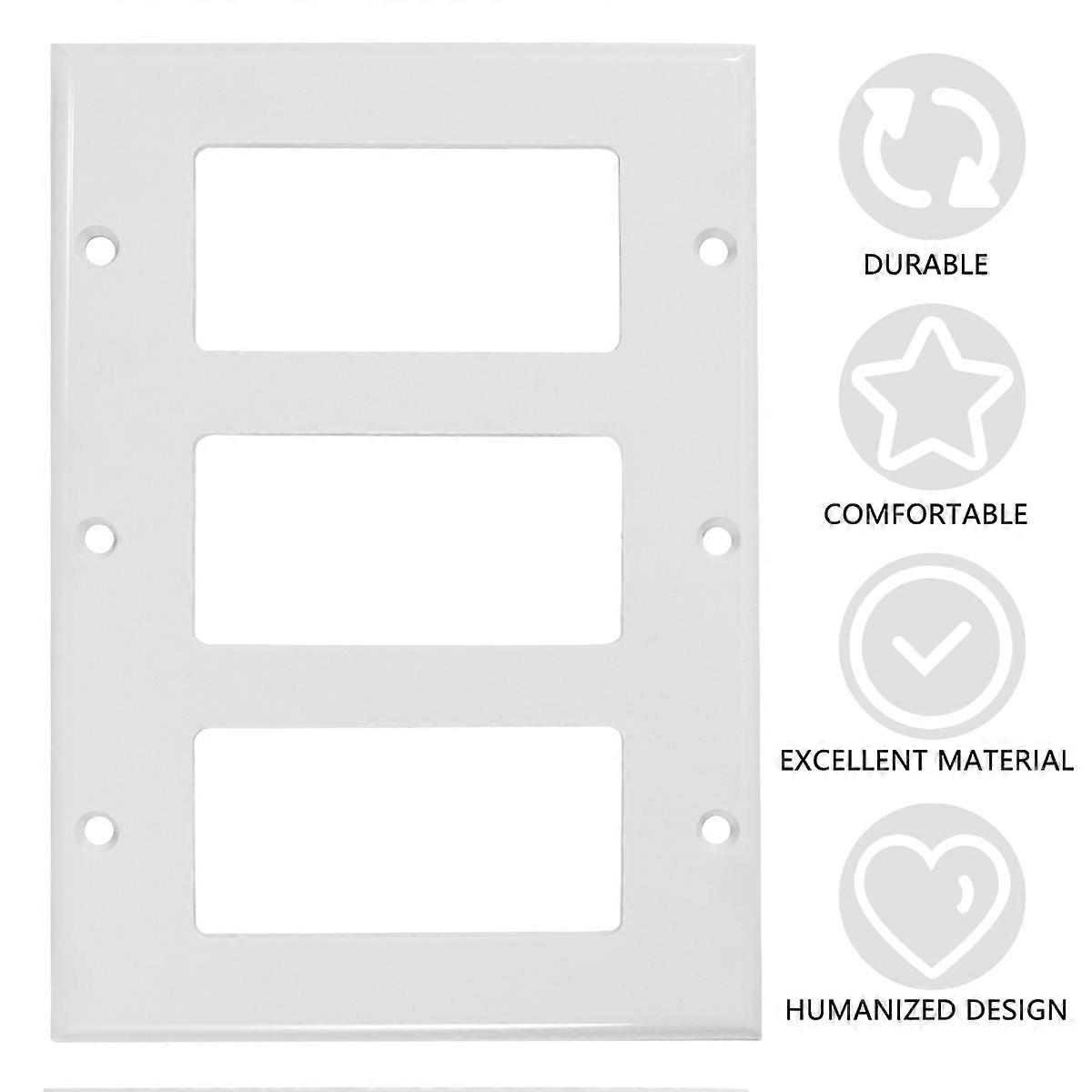 Designer Receptacle Cover Plate Electrical Wiring Protection Device Mount 6 3 X 4 5 Inch 1 Set