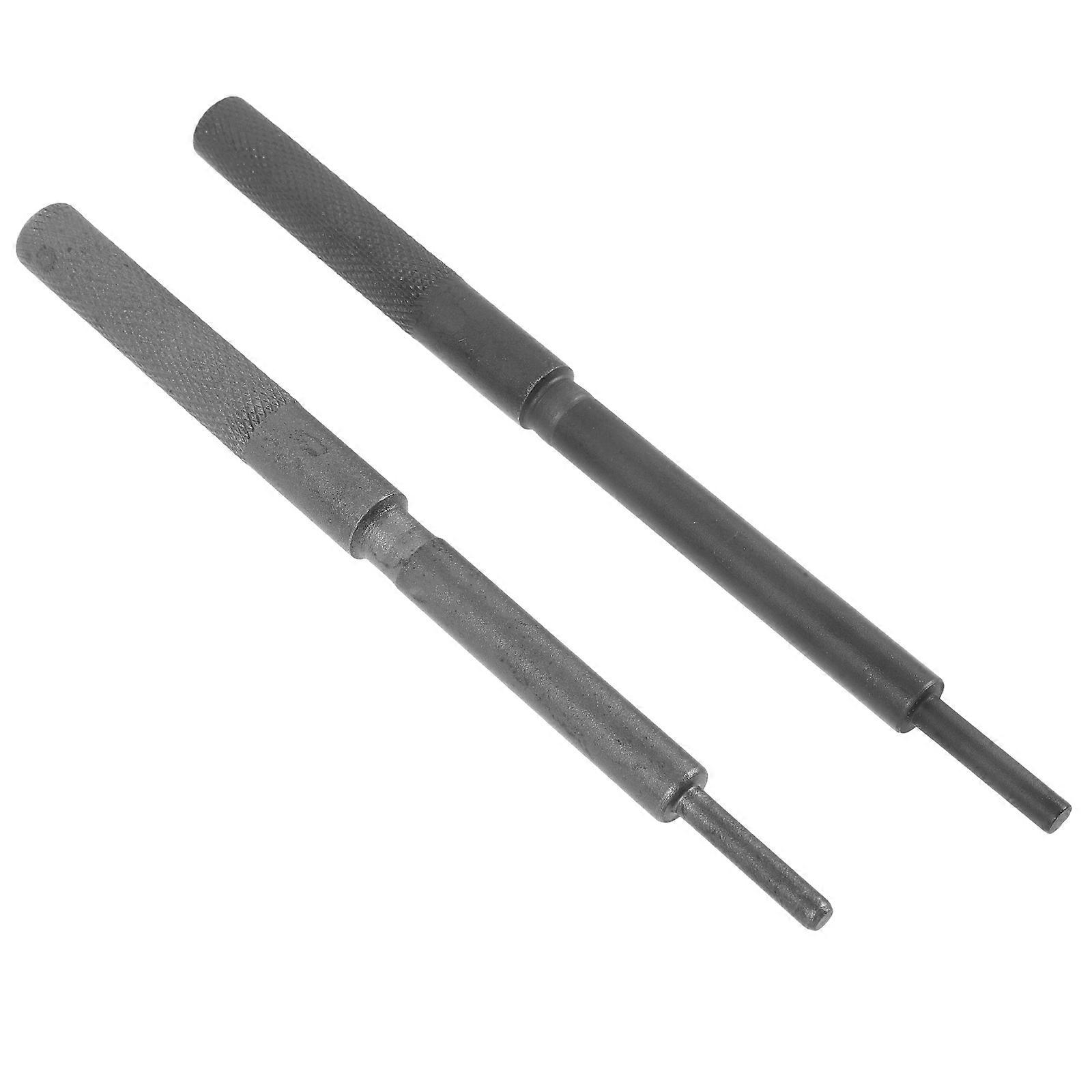 Valve Guide Tool For Motorcycle Repair Work Valve Guide Installation Removal Tool Professional Mechanics Black 2Pcs