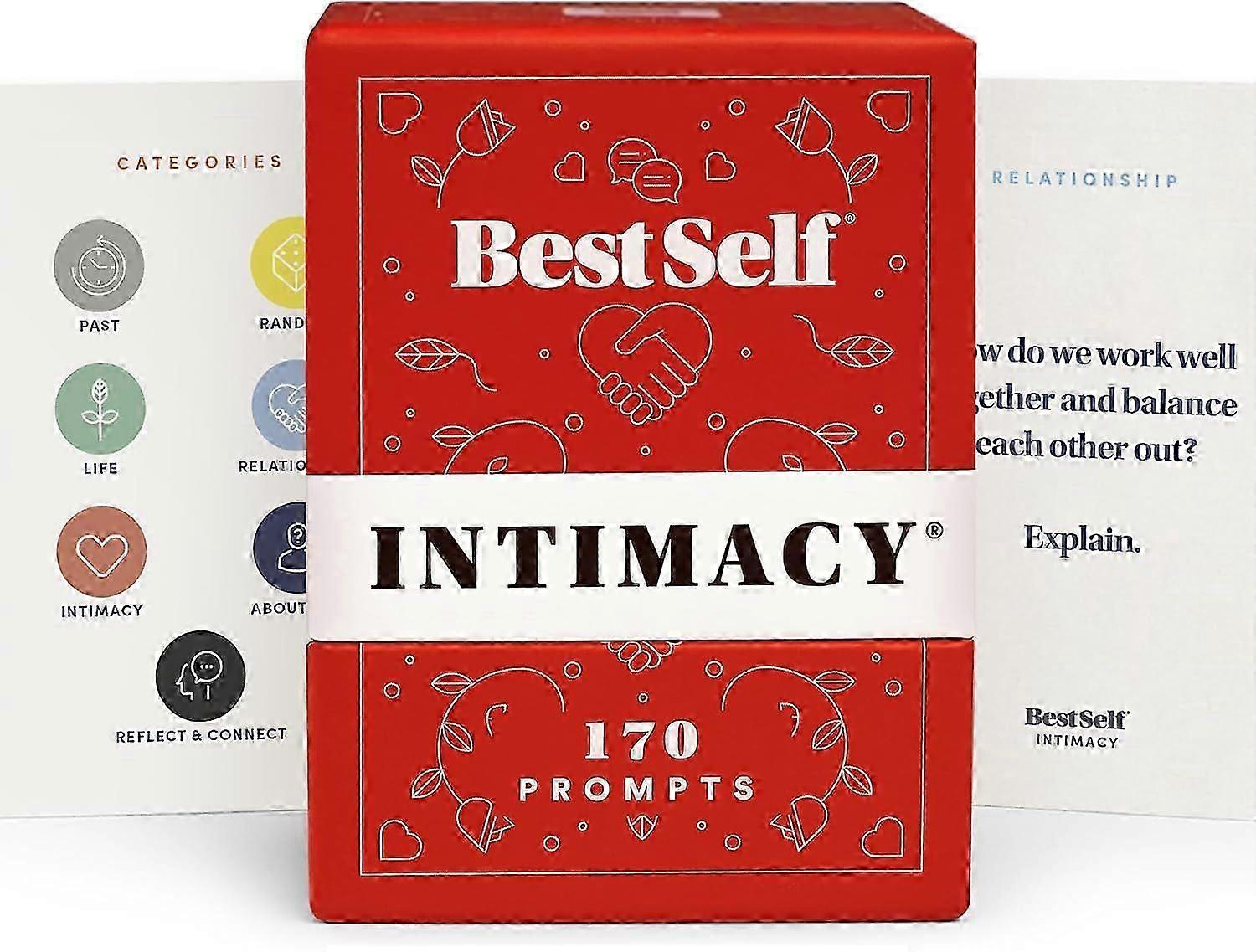 2025 Latest Model BestSelf Intimacy Deck  170 Couples Conversation Starters,