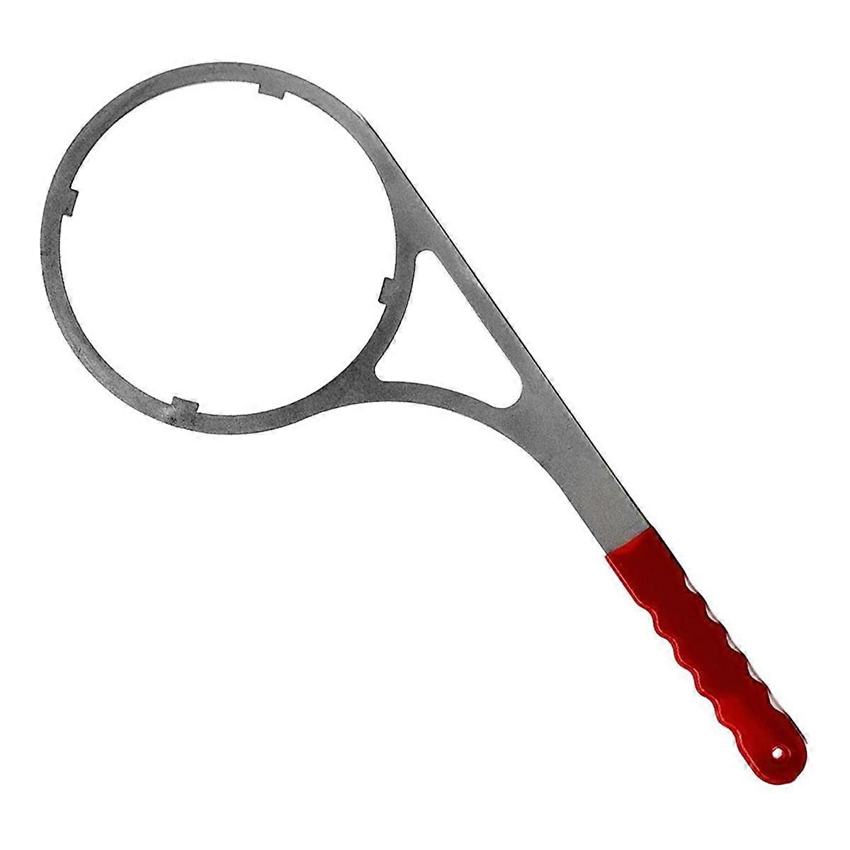 מפתח מסנן מים מתכת כבד, 4.8 אינץ' בקוטר פנימי מסנן מים דיור מפתח ברגים לבית Wate