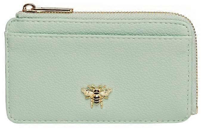 Alice Wheeler London Bath Coin Card Purse - Pastel Mint Green