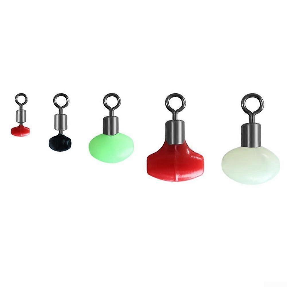 Innovative Pulley Rig Beads with Rolling Swivels for Seamless Fishing Experience (Pack of 20, 8x12mm)