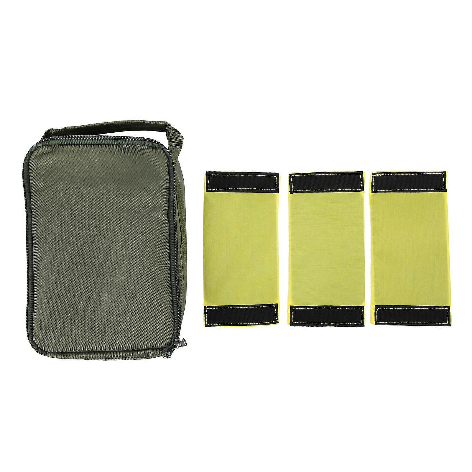 Sac de rangement pour moulinet de pêche, 4 couches, avec fermeture éclair