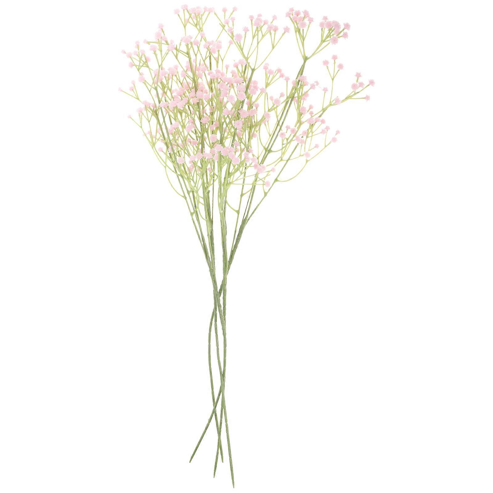 Artificial Flowers Party Decoration Fake Gypsophila Bouquets Pink 62x15cm Romantic Atmosphere Creation 4Pcs