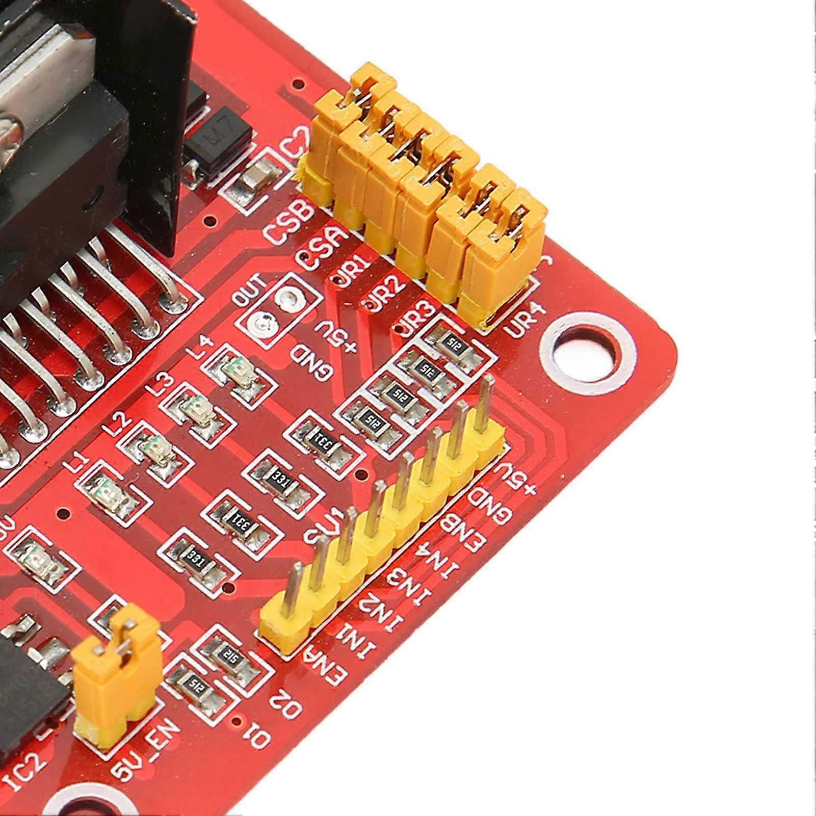 L298N Dual H-Bridge DC Stepper Motor Driver Module, Multifunctional Motor Driver Board