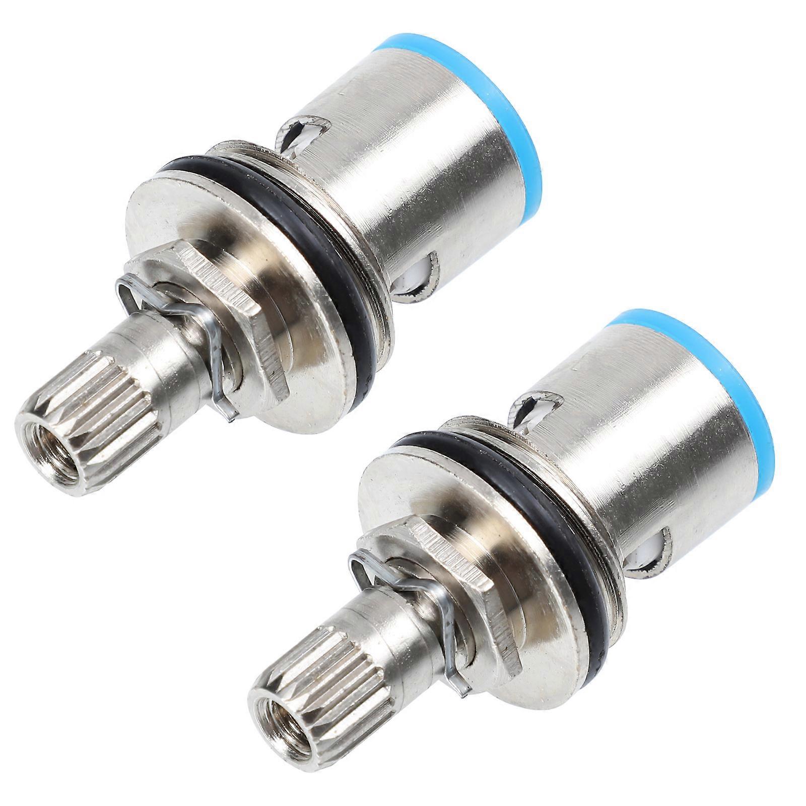 Hot Tap Valves Core Smooth Operation Water Saving Kitchen Faucet Replacement Ceramic 4.2x2.2cm 2Pcs