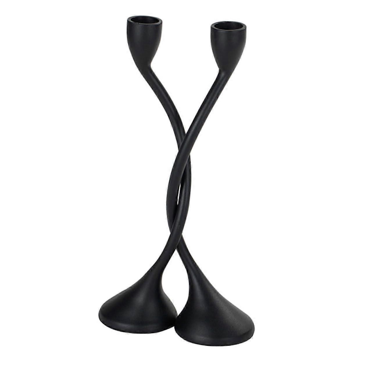 2 Nordicstyle candle holders for table decoration, romantic occasions, modern candle stands for living room and parties, durable.