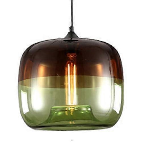 Nordic chandelier in industrial style, glass pendant, E27 ceiling light