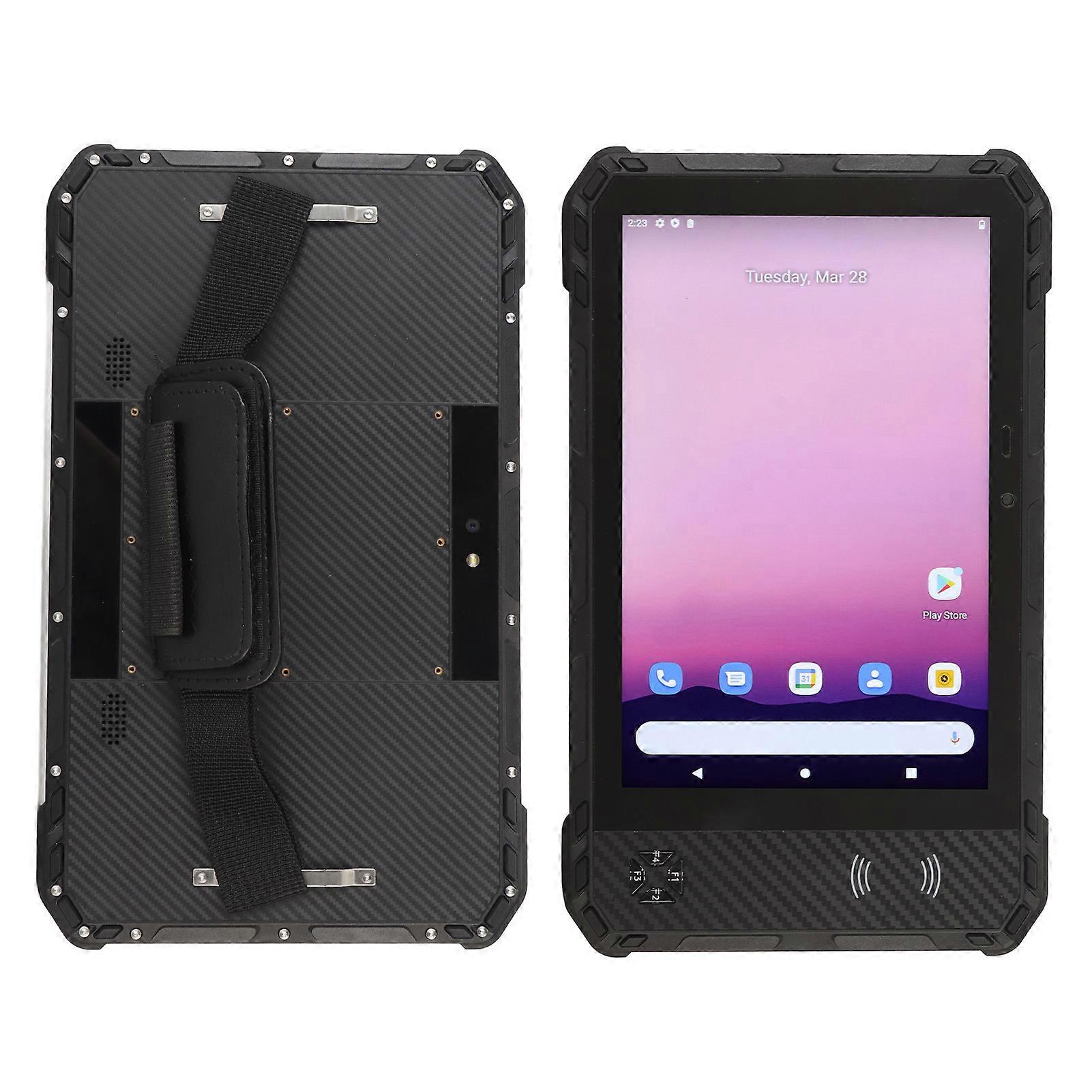 8 Inch Rugged Tablet IP68 Waterproof 10000mAh 4G Network 2.4G 5.8G WiFi Work Tablet with NFC for Android 11 100‑240V EU Plug 