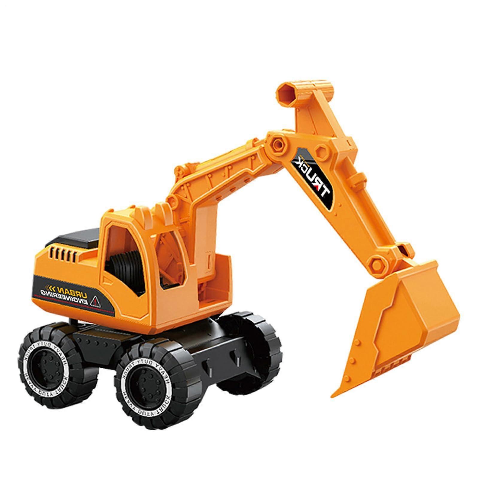 Sand Toy Digger Sandpit Simulation Excavator Engineering Vehicle Toy Movable Joints Beach Toy Car for Children Summer Toy