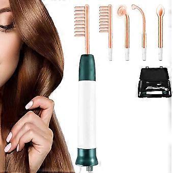 2025 Paquete de peine, peine para el cabello, cepillo rejuvenecedor para el cabello, enchufe de la UE, máquina de belleza de alta frecuencia, dispositivo portátil de estiramiento de la piel -GSL