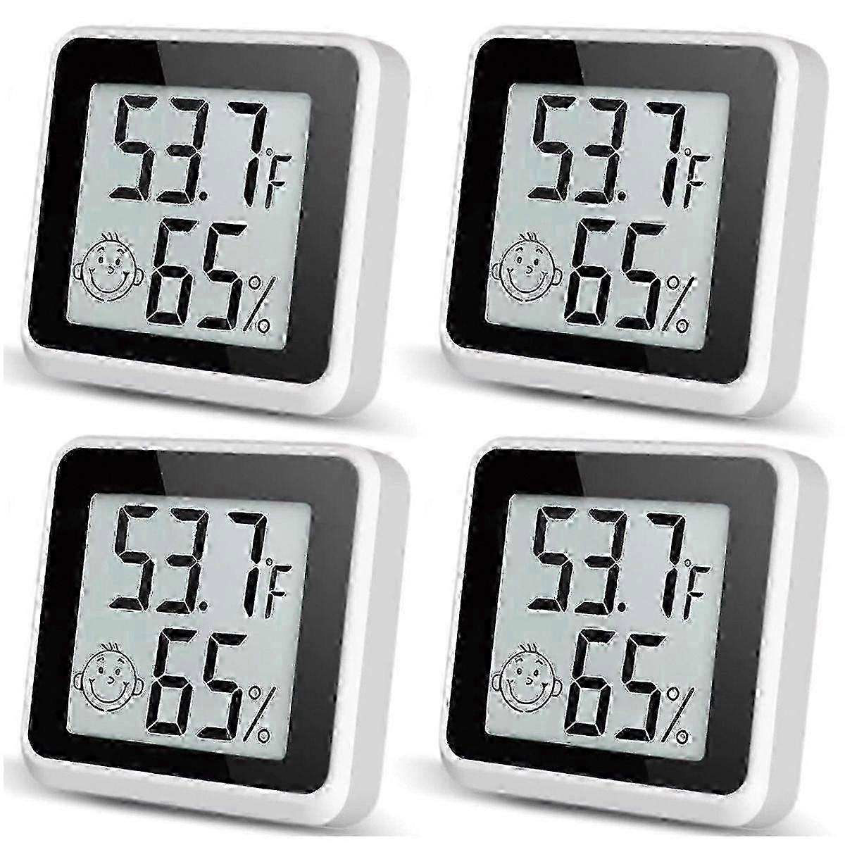 4-Pack Digital Hygrometer Thermometer for Indoor Humidity Temperature Monitor
