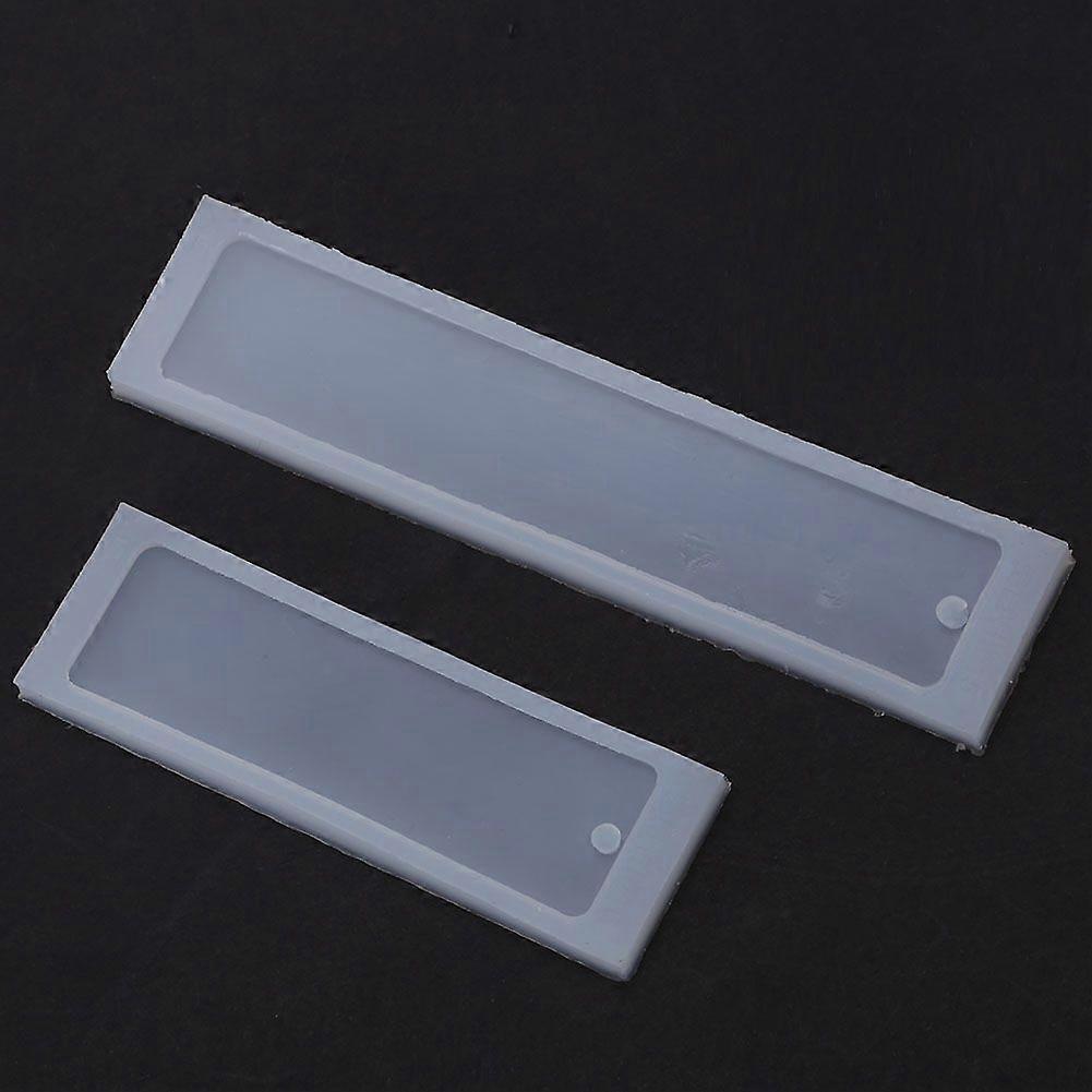 2025 Latest Model  2pcs/set DIY Bookmark Mould Rectangle Silicone Mold Making