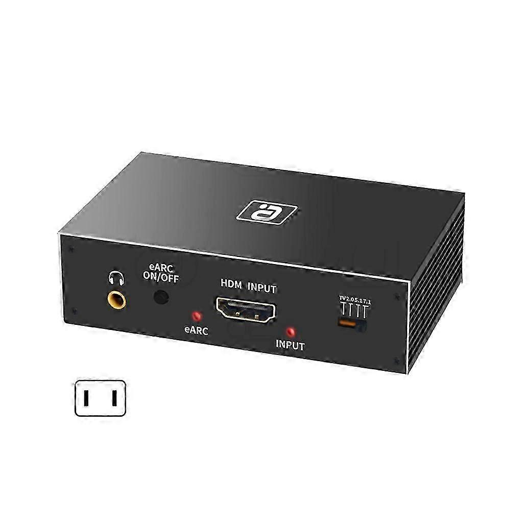 HDMI2.0b Audio Extractor 8K30hz 4K2K60hz HDCP 2.3 7.1CH DSTHD Perfect for Gaming and MovieNights