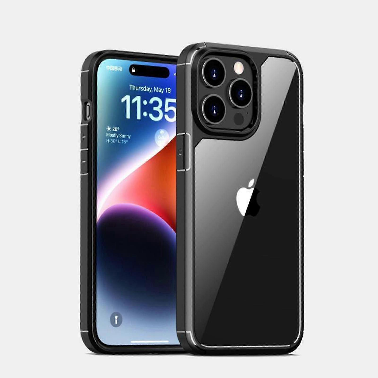 لهاتف iPhone 15 Pro Max/15 Ultra Clear ، [غير اصفرار] [حماية من السقوط من الدرجة العسكرية] حافظة هاتف مضادة للسقوط مقاومة للصدمات 15 Pro Max / 15 Ultra