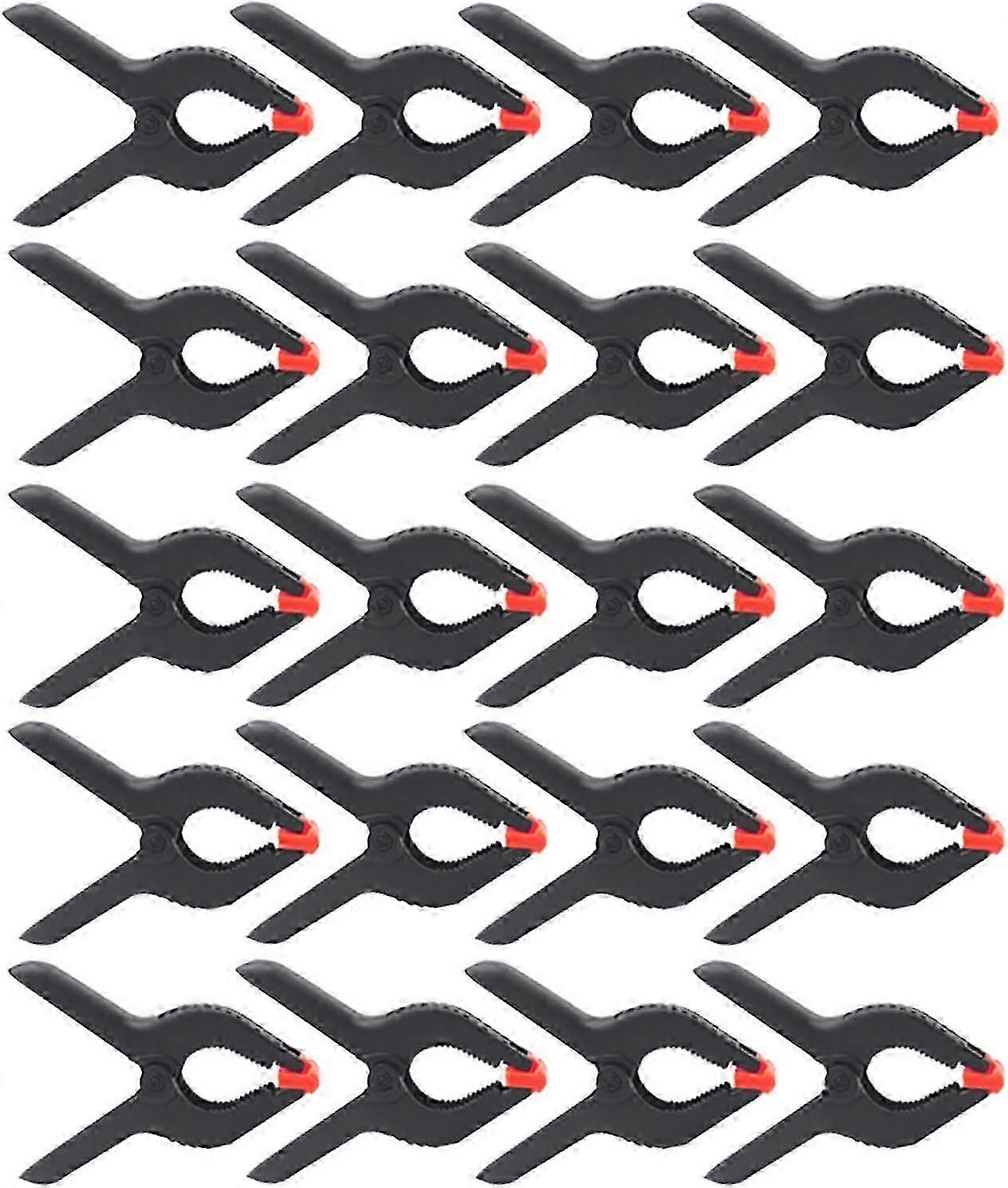 20-Pack Heavy Duty Chiffon Backdrop Clips for Studio Photography (6.5cm)