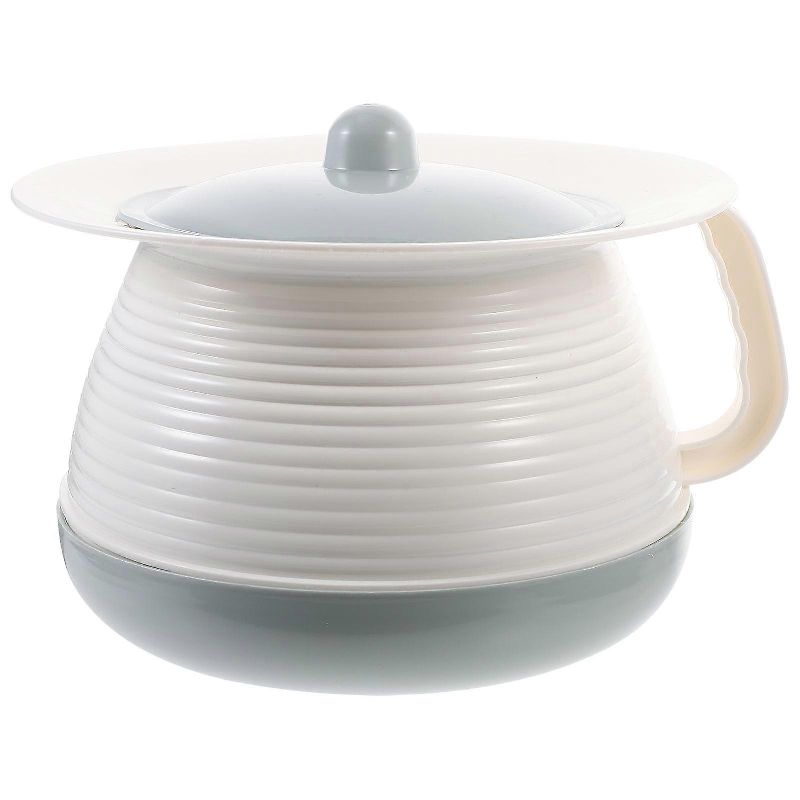 Bedroom Urinal Pot Urine Bucket Portable Durable 20.5x13.5cm 1Set