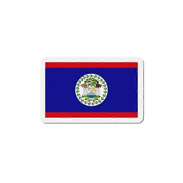 Belize Flag Magnet - Multicolor - 6 cm - 50 pieces - Synthetic resin - Mixed