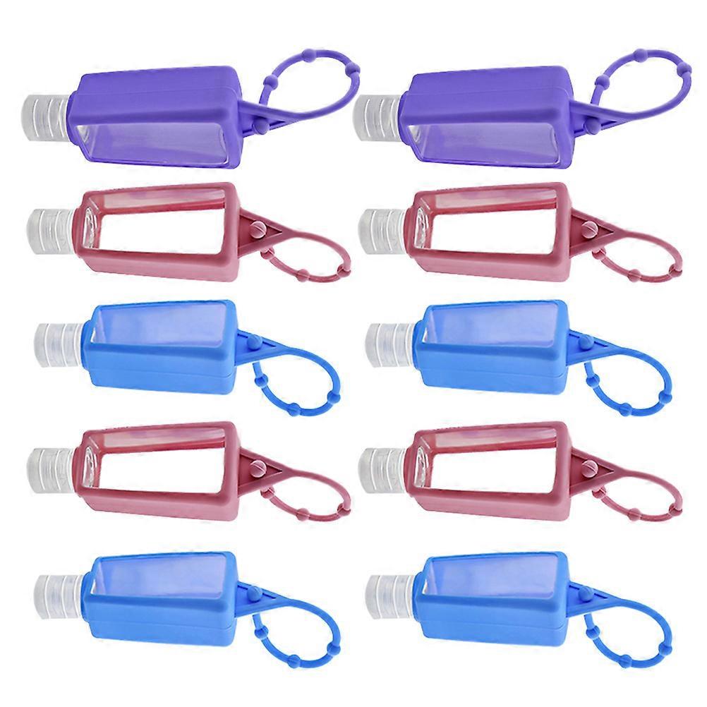 シリコンカバー付きローションボトル10個、シャンプー、コンディショナー、ハンドローション用の漏れ防止容器、肌に優しい、毎日の使用