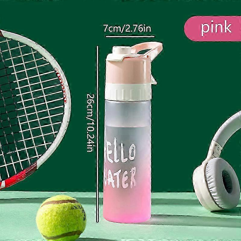 Outdoor water bottle 650ml with spray function