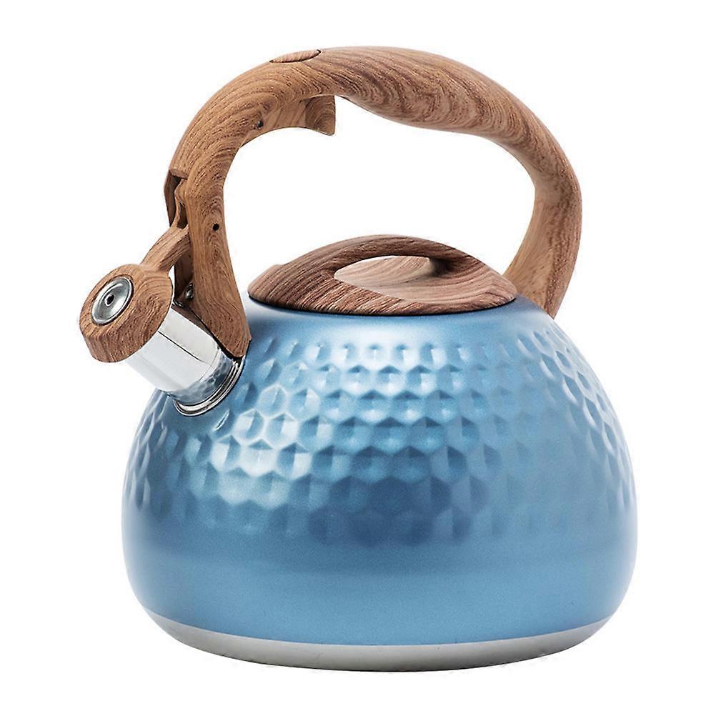 Loud Whistle Tea Pot Whistling Kettle Stovetop Bright Colors Ergonomic Handle 21x19cm 1Set